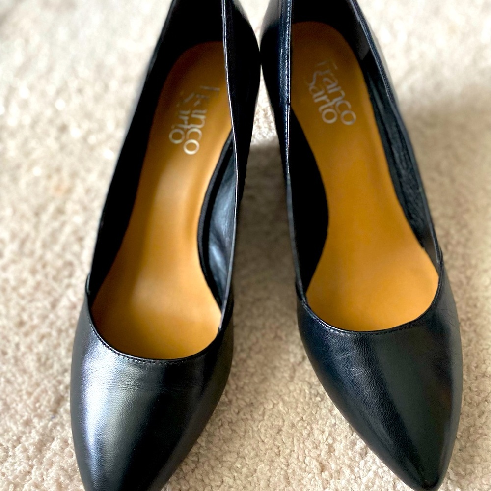 Franco sarto wedge heels womens black 8W